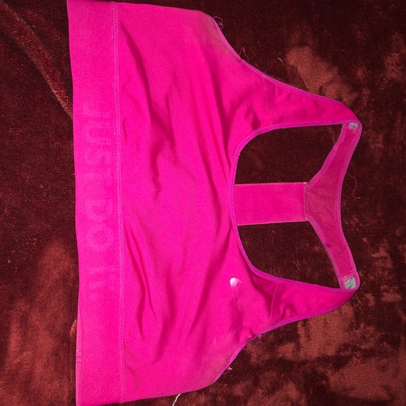 Pink Nike Sports Bra - Picture 1 of 3